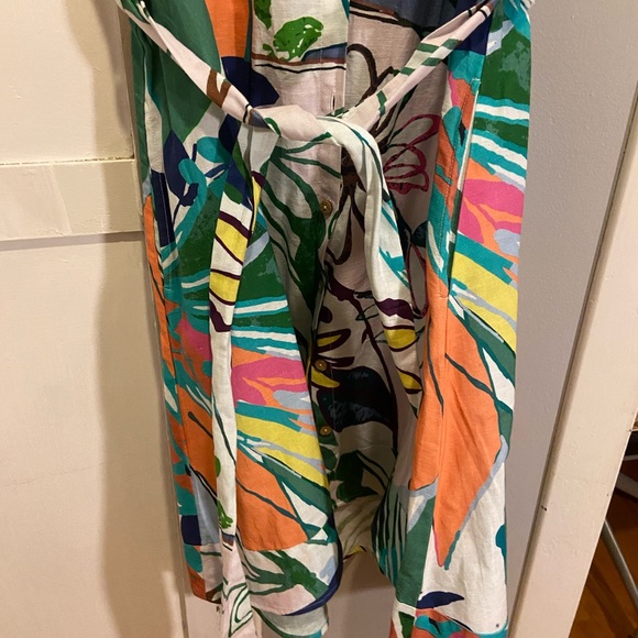 Floral Multicolor Sleeveless Dress - Picture 10 of 12